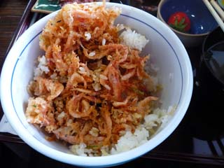 桜えびかき揚げ丼